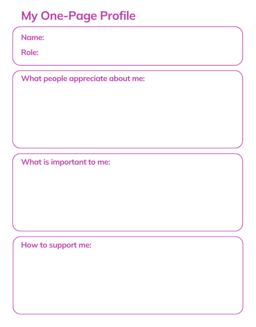 One-Page Profile